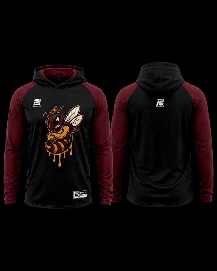 Raglan performance hoodie