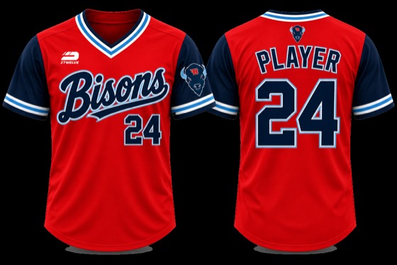 Flyin' Bison alternate jersey