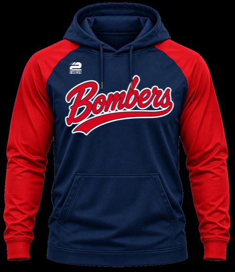 Bombers hoodie — navy