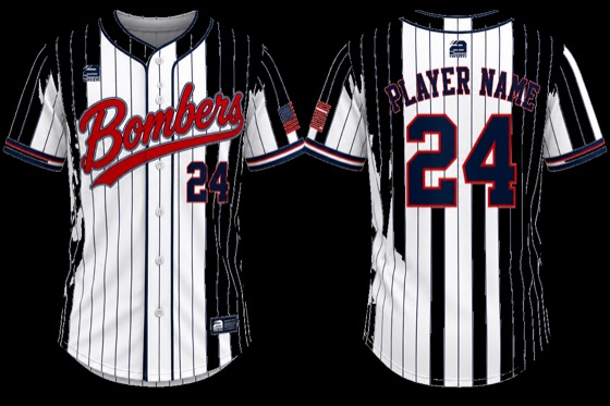 Bombers pinstripe jersey