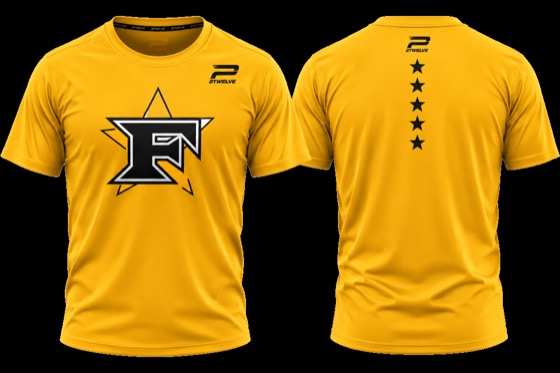 5Star Mafia practice tee — yellow