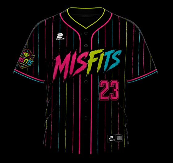 Missoula Misfits pinstripe jersey