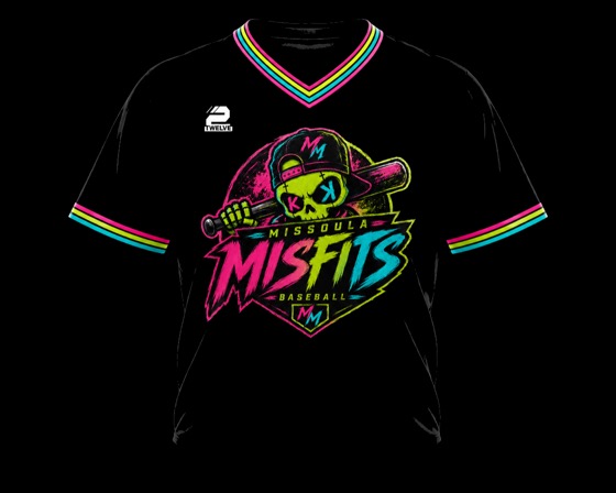 Missoula Misfits v-neck jersey