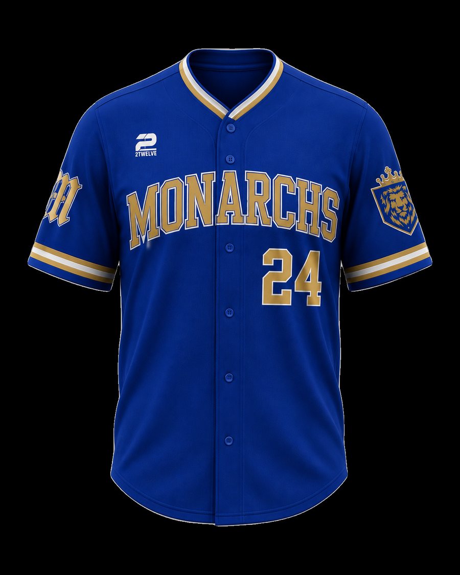 Indiana Monarchs royal road jersey by 2Twelve